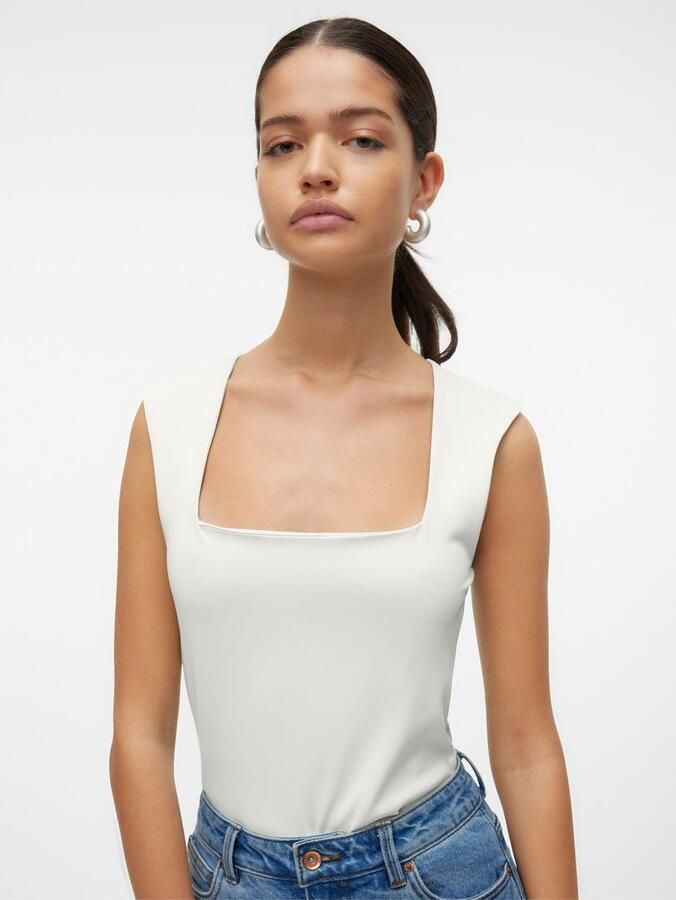 Vero Moda Shirttop VMMILLION SL SQUARE NECK TOP JRS NOOS - Foto 2
