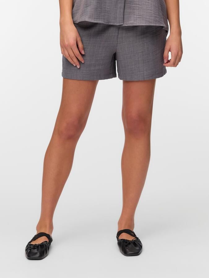 VERO MODA regular waist casual short antraciet - Foto 6