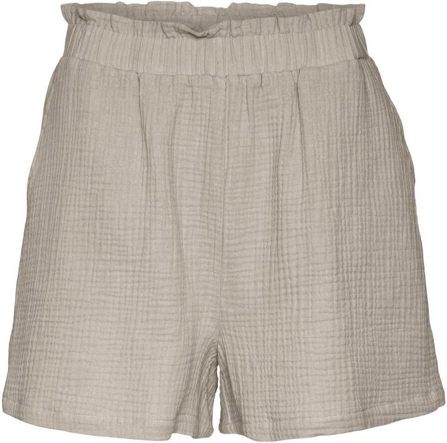 VERO MODA high waist loose fit short VMNATALI taupe - Foto 6