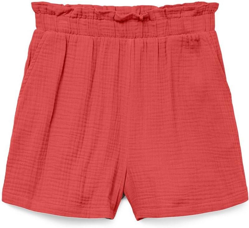 Vero Moda Loose fit korte broek van katoen model 'NATALI' - Foto 5