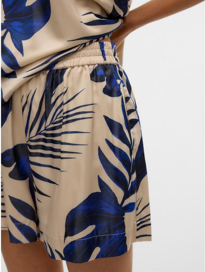 VERO MODA straight regular waist casual short blauw