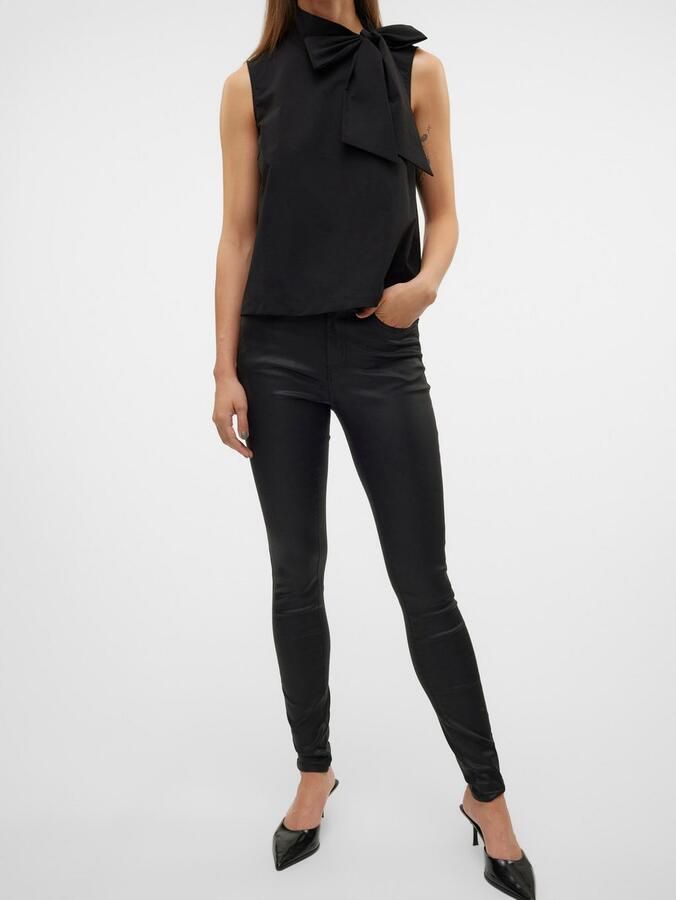 Vero Moda Skinny fit jeans VMFLASH MR SKINNY COATED PANTS NOOS - Foto 3