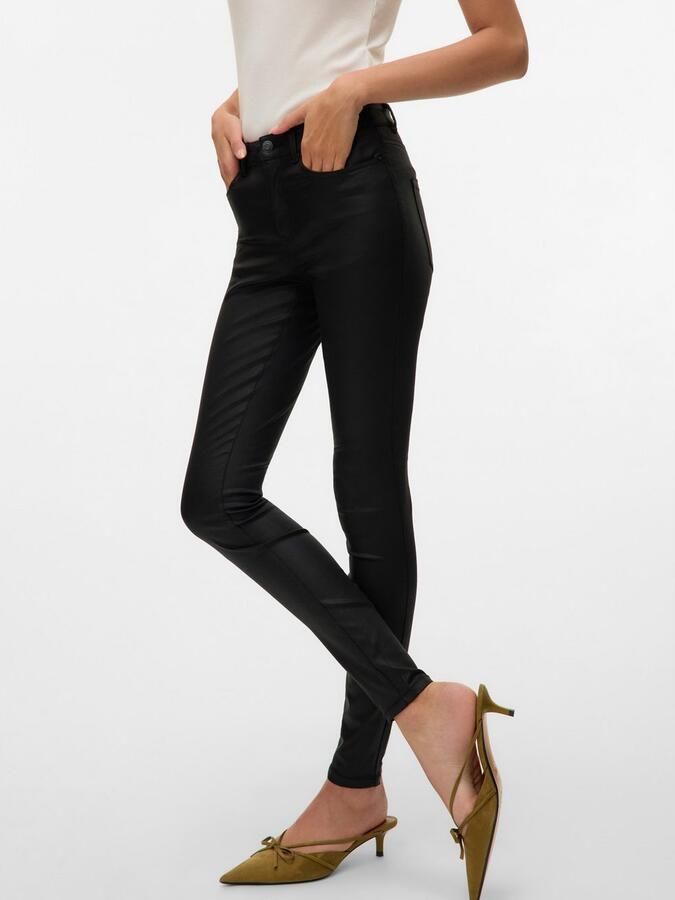 Vero Moda Skinny fit jeans VMFLASH MR SKINNY COATED PANTS NOOS - Foto 8