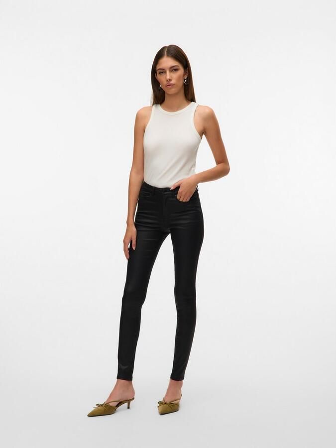 Vero Moda Skinny fit jeans VMFLASH MR SKINNY COATED PANTS NOOS - Foto 7