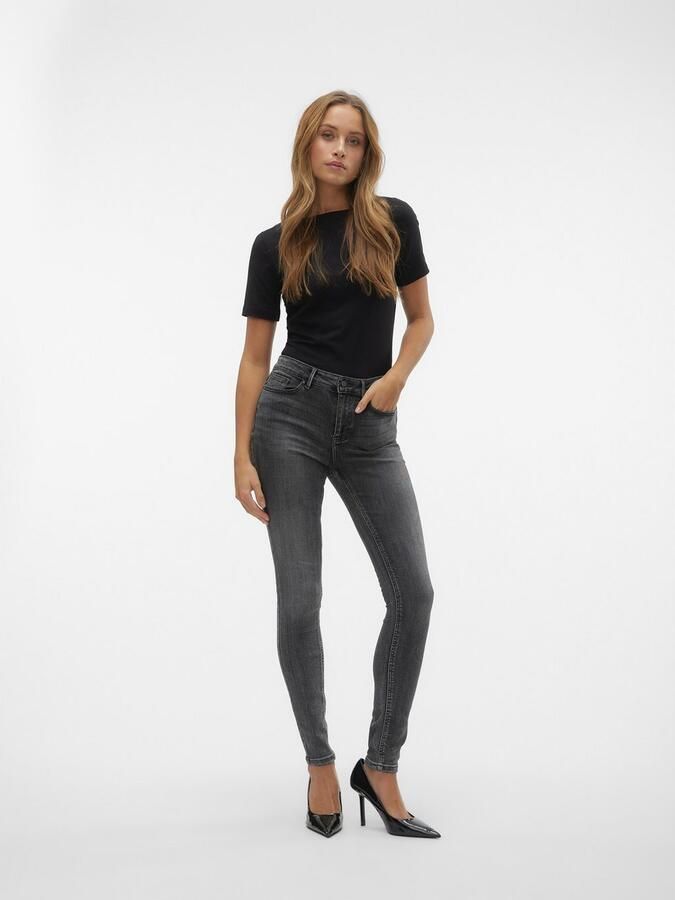 Vero Moda Skinny fit jeans VMFLASH MR SKINNY JEANS LI213 NOOS - Foto 5