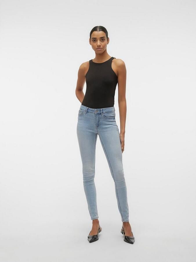 Vero Moda Skinny fit jeans VMFLASH MR SKINNY JEANS LI3102 GA NOOS - Foto 5