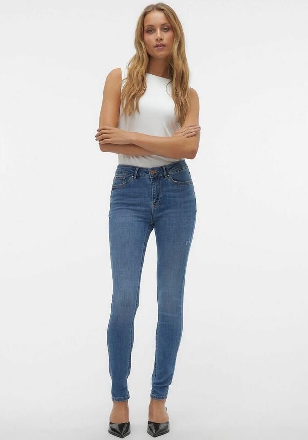 Vero Moda Skinny fit jeans VMFLASH MR SKINNY JEANS LI347 NOOS - Foto 8