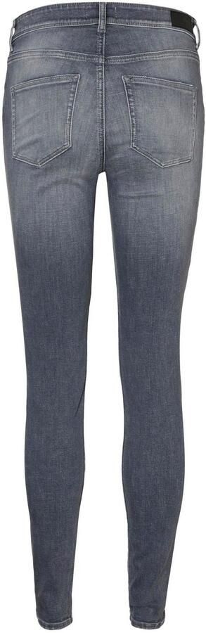 VERO MODA slim fit jeans VMLUX met katoen medium grey denim - Foto 8