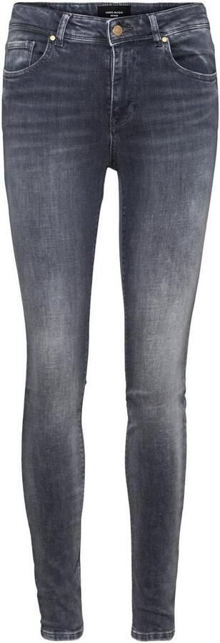 VERO MODA slim fit jeans VMLUX met katoen medium grey denim - Foto 6