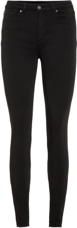 Vero Moda Vmlux NW Super S Jeans Ba037 Noos G: Zwart | Freewear Zwart Black Dames - Foto 4