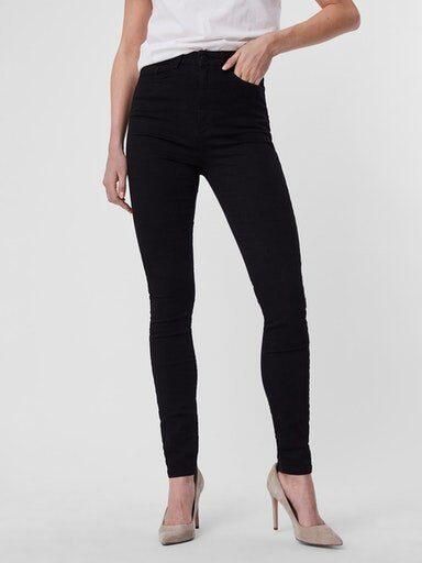 Vero Moda Skinny fit jeans VMSANDRA SHR SKINNY JEANS BLACK NOOS - Foto 5