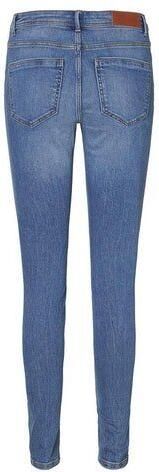 VERO MODA mid waist skinny jeans VMTANYA medium blue denim - Foto 12