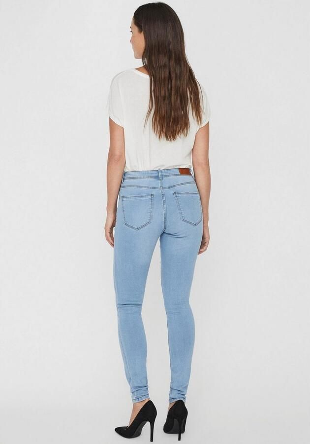 Vero Moda Skinny fit jeans VMTANYA MR S PIPING JEANS VI352 GA NOOS - Foto 4