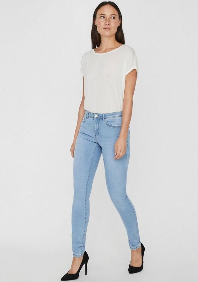 Vero Moda Skinny fit jeans VMTANYA MR S PIPING JEANS VI352 GA NOOS - Foto 3