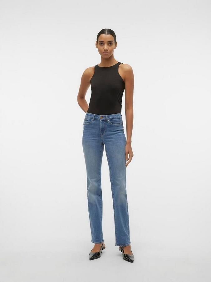 Vero Moda Straight Jeans VMFLASH MR STRAIGHT JEANS LI347 GA NOOS 10306823 - Foto 5