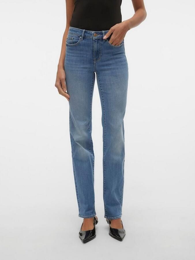 Vero Moda Straight Jeans VMFLASH MR STRAIGHT JEANS LI347 GA NOOS 10306823 - Foto 6