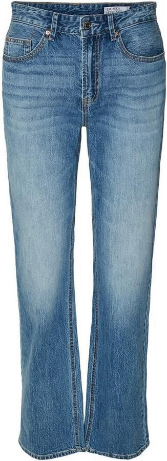 Vero Moda Straight fit jeans van katoenmix met contrastnaden model 'TESSA' - Foto 12