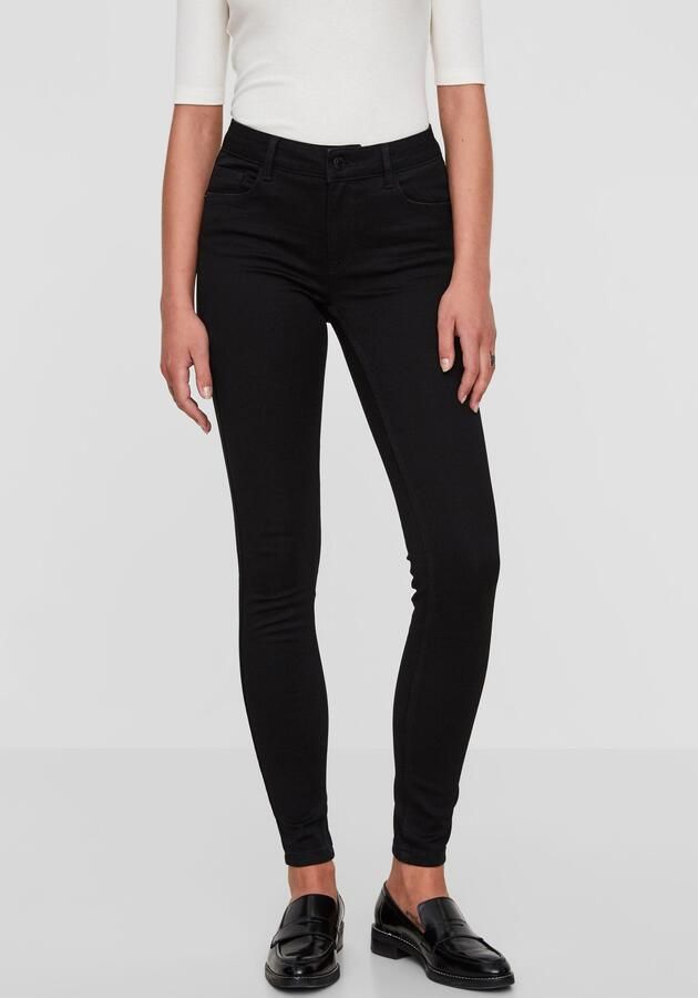 Vero Moda Grijze Skinny Fit Jeans Seven NW Shape-Up Zwart Dames - Foto 10