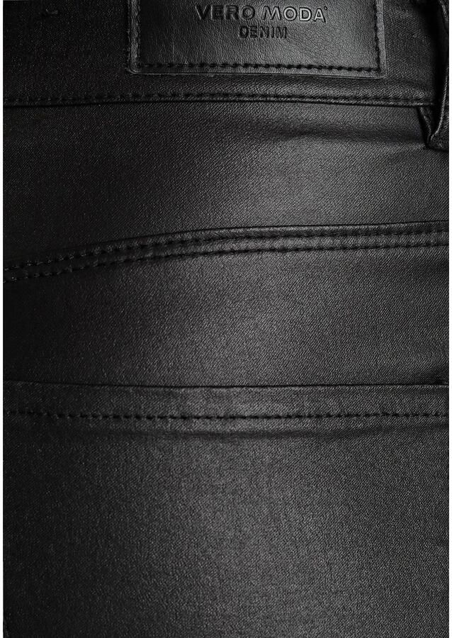 Vero Moda Zwarte broek met gladde coating Black Dames - Foto 7