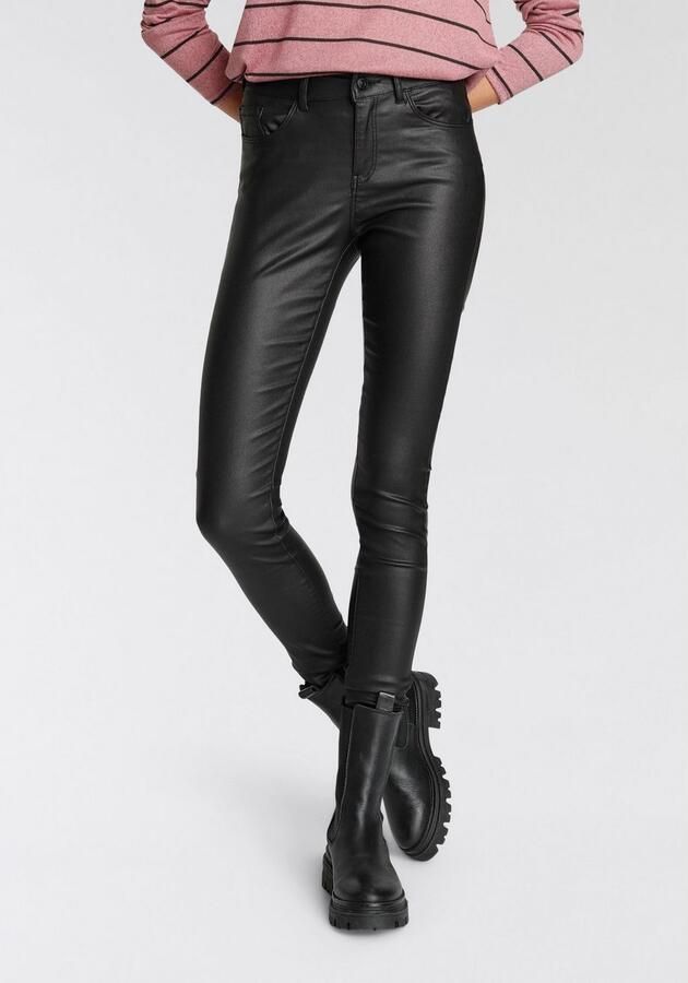 Vero Moda Zwarte broek met gladde coating Black Dames - Foto 19