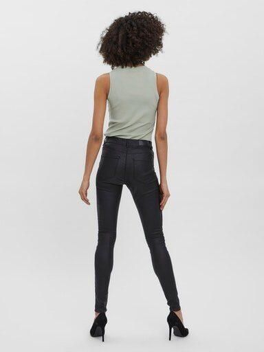 Vero Moda Zwarte broek met gladde coating Black Dames - Foto 14