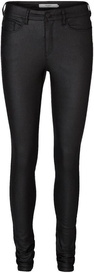 Vero Moda Zwarte broek met gladde coating Black Dames - Foto 13