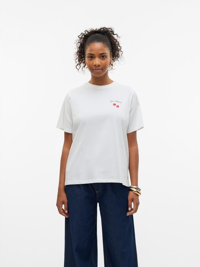 Vero Moda T-shirt VMAYA CATY SS TOP BOX JRS GA - Foto 9