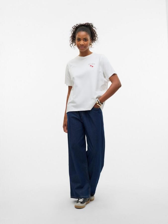 Vero Moda T-shirt VMAYA CATY SS TOP BOX JRS GA - Foto 8