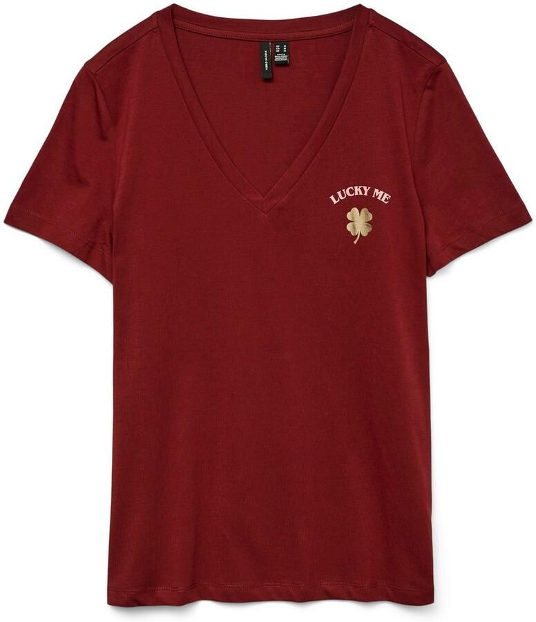 Vero Moda T-shirt VMEDA VANESSA SS TOP BOX JRS GA