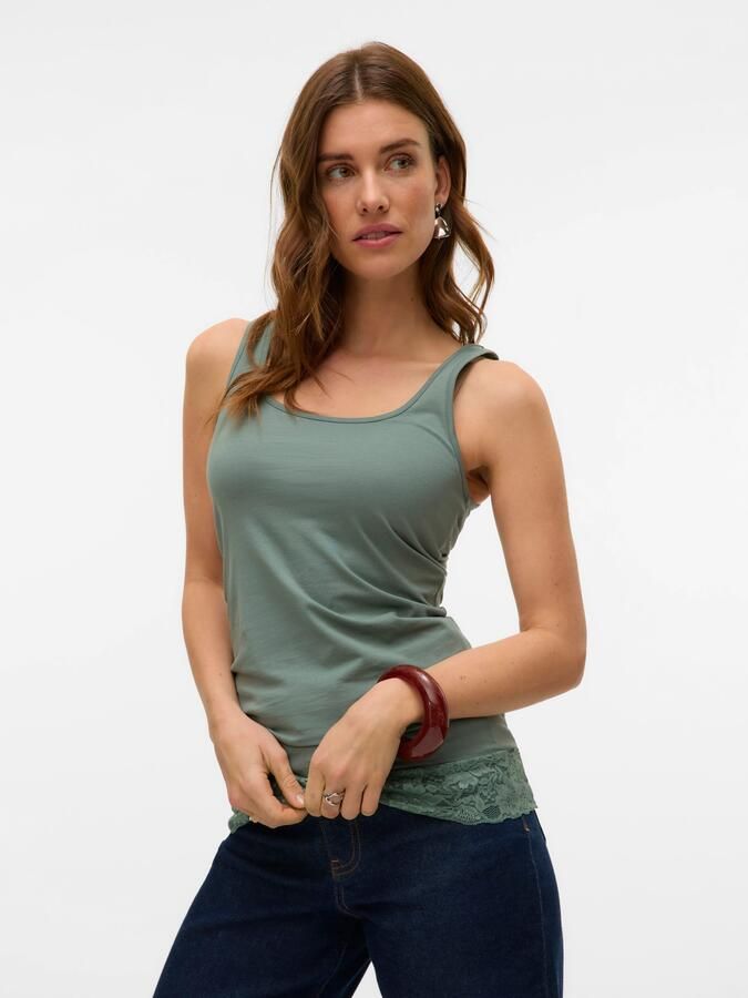 Vero Moda Tanktop VMMAXI MY LACE LONG TANK JRS NOOS - Foto 6