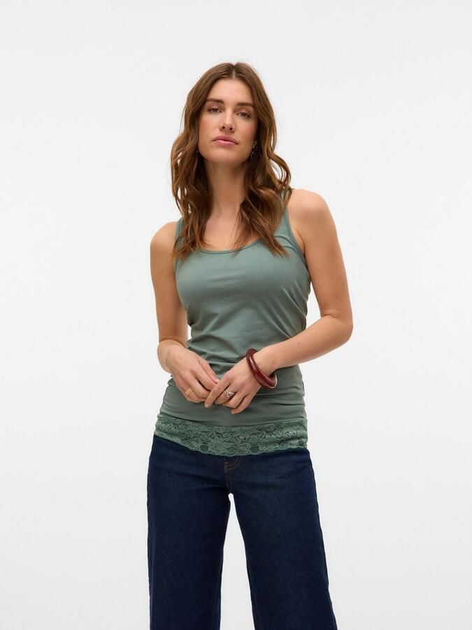 Vero Moda Tanktop VMMAXI MY LACE LONG TANK JRS NOOS - Foto 2