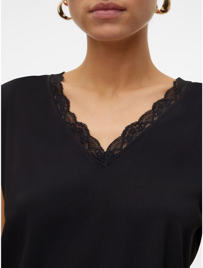 Vero Moda Regular fit blousetop met V-hals model 'BELLA' - Foto 2