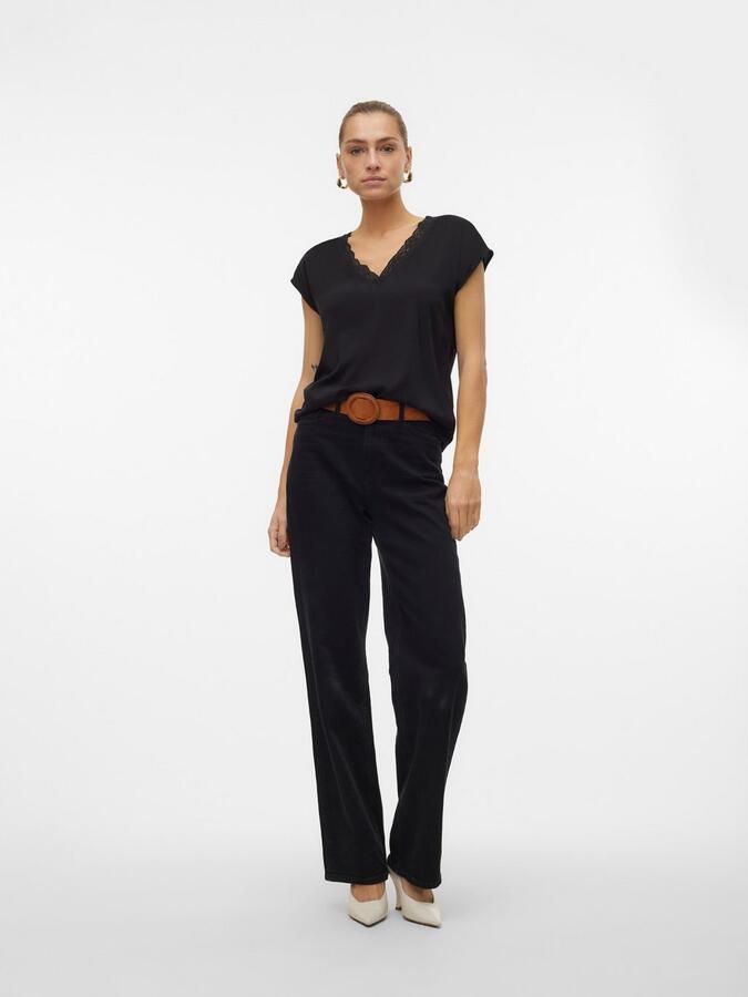 Vero Moda Regular fit blousetop met V-hals model 'BELLA' - Foto 5