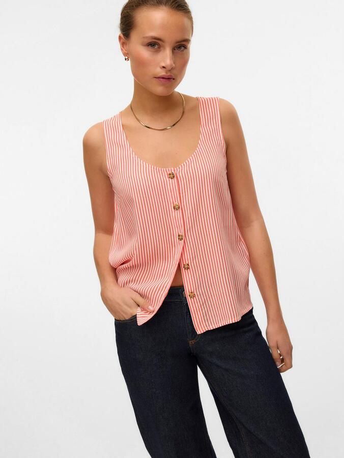Vero Moda Top VMBUMPY SL SHIRT WVN GA NOOS - Foto 4