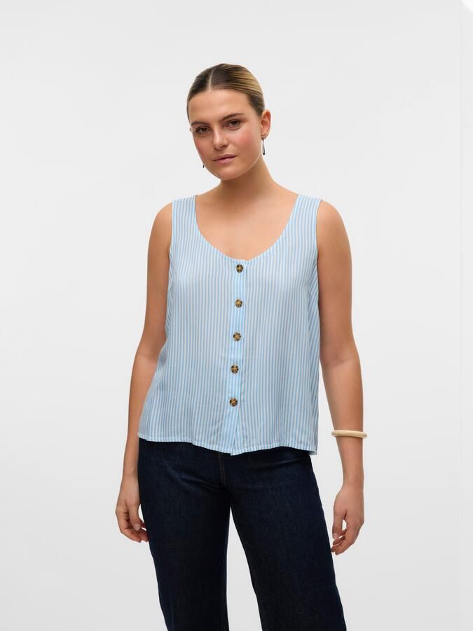 Vero Moda Regular fit blousetop van puur viscose model 'BUMPY' - Foto 6