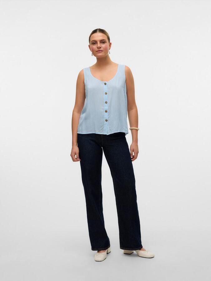 Vero Moda Regular fit blousetop van puur viscose model 'BUMPY' - Foto 3