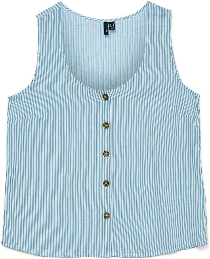 Vero Moda Regular fit blousetop van puur viscose model 'BUMPY'