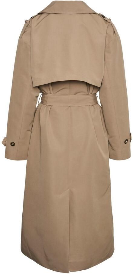 Vero Moda Trenchcoat VMCHLOE LONG TRENCHCOAT GA NOOS Double-breasted met strikceintuur - Foto 5