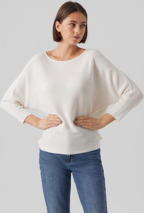 Vero Moda Trui met 3 4-mouwen VMNORA 3 4 BOATNECK BLOUSE NOOS - Foto 5