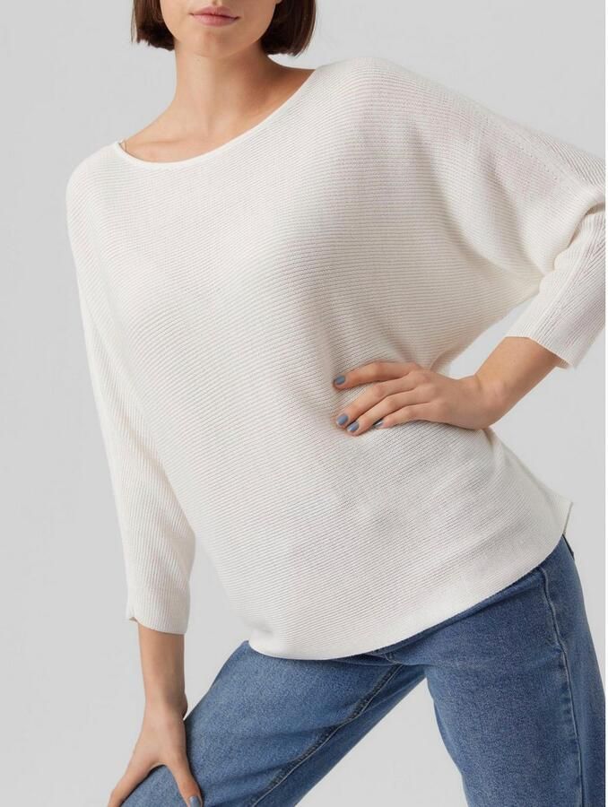 Vero Moda Trui met 3 4-mouwen VMNORA 3 4 BOATNECK BLOUSE NOOS - Foto 2