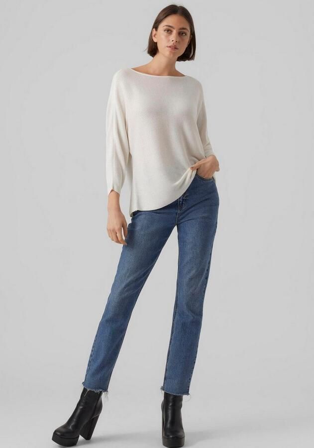 Vero Moda Trui met 3 4-mouwen VMNORA 3 4 BOATNECK BLOUSE NOOS - Foto 3