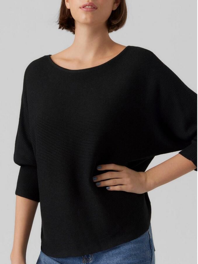 Vero Moda Trui met 3 4-mouwen VMNORA 3 4 BOATNECK BLOUSE NOOS - Foto 2