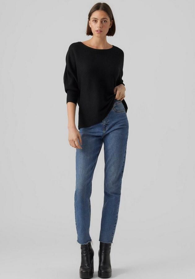 Vero Moda Trui met 3 4-mouwen VMNORA 3 4 BOATNECK BLOUSE NOOS - Foto 3