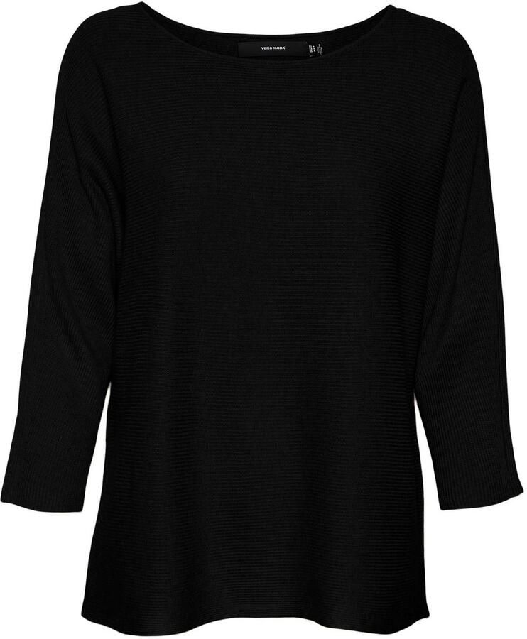 Vero Moda Trui met 3 4-mouwen VMNORA 3 4 BOATNECK BLOUSE NOOS