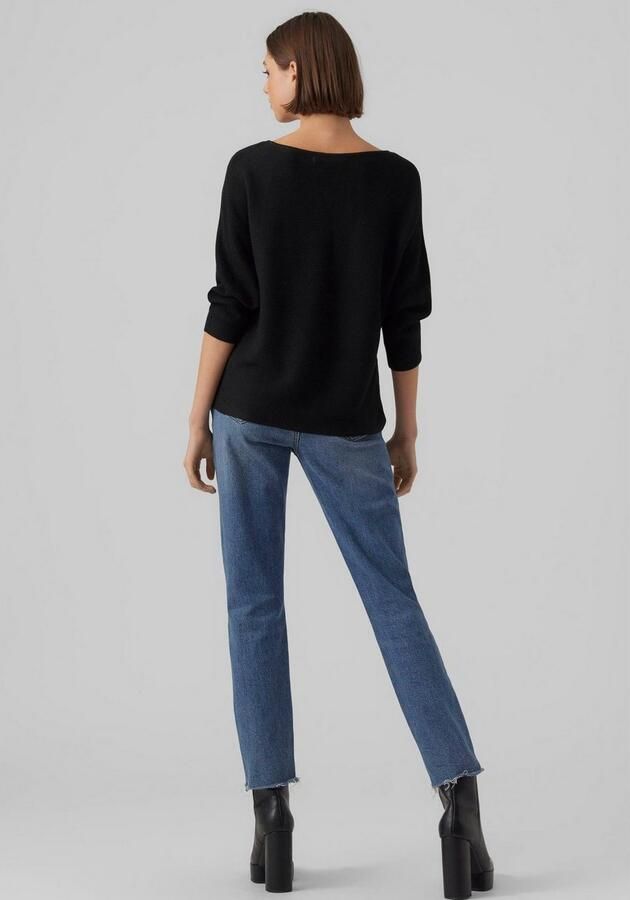 Vero Moda Trui met 3 4-mouwen VMNORA 3 4 BOATNECK BLOUSE NOOS - Foto 4