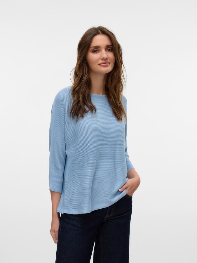 Vero Moda Trui met 3 4-mouwen VMNORA 3 4 BOATNECK BLOUSE NOOS - Foto 7