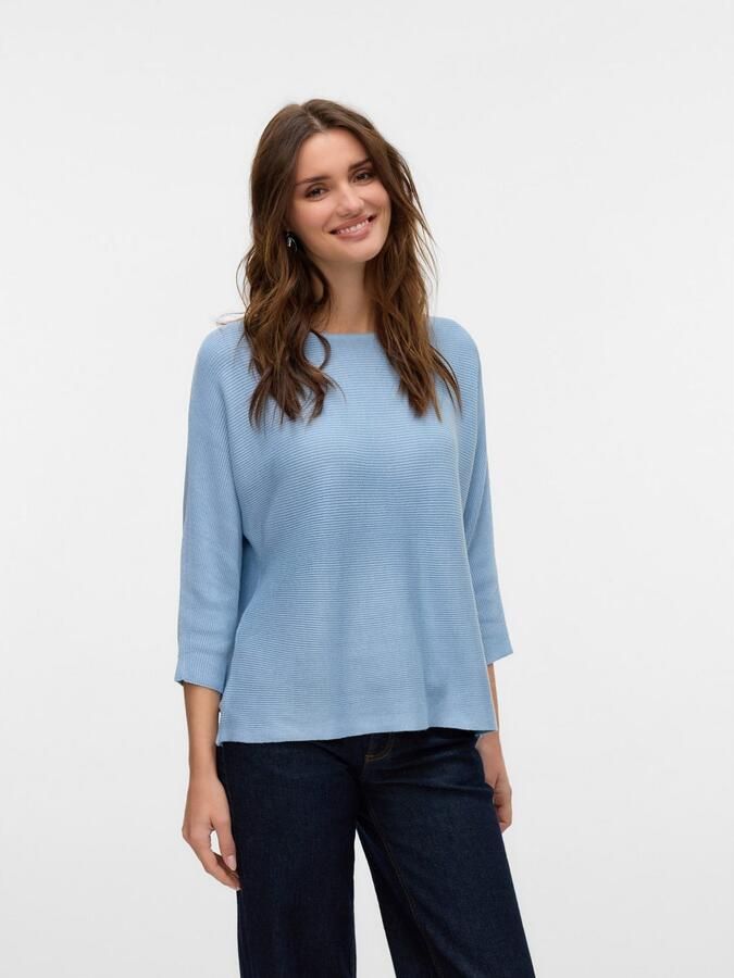 Vero Moda Trui met 3 4-mouwen VMNORA 3 4 BOATNECK BLOUSE NOOS - Foto 5