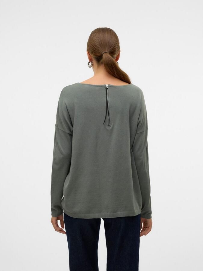 Vero Moda Comfort fit gebreide pullover van viscosemix model 'BREEZE AURA' - Foto 3