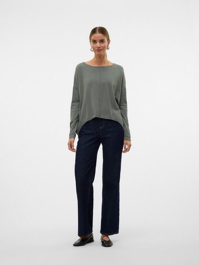 Vero Moda Comfort fit gebreide pullover van viscosemix model 'BREEZE AURA' - Foto 4
