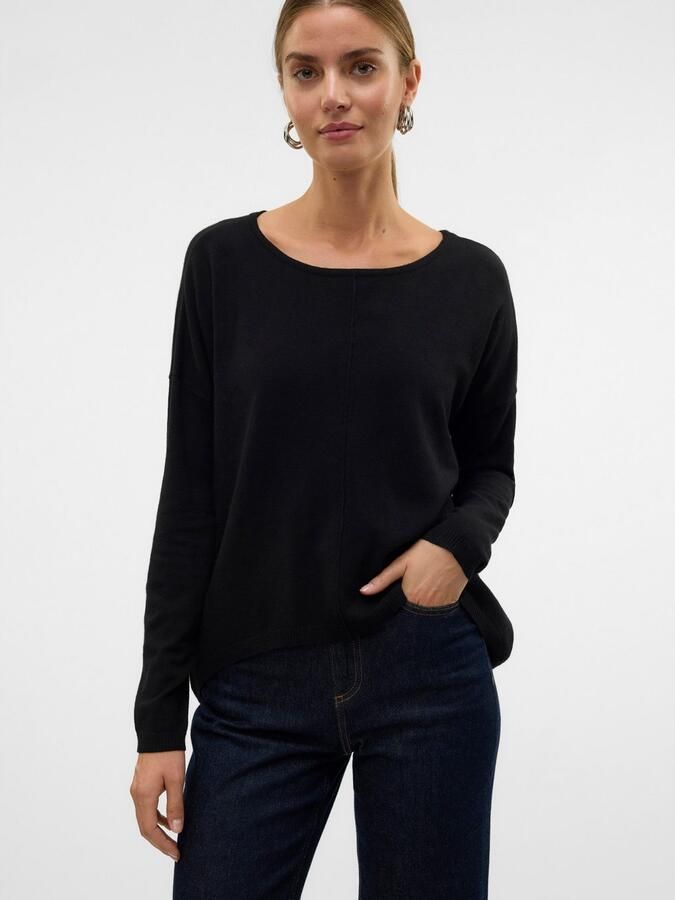 Vero Moda Comfort fit gebreide pullover van viscosemix model 'BREEZE AURA' - Foto 3